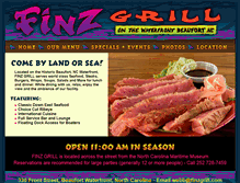 Tablet Screenshot of finzgrill.com